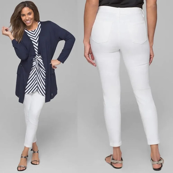 Soma Denim - Soma | Slimming Jeans Skinny Stretch Denim 5 Pocket White Jegging EUC